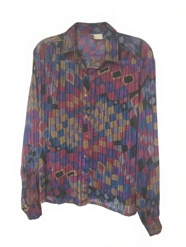 Blusa camisa vintage Nina Ricci R836 – photo 12